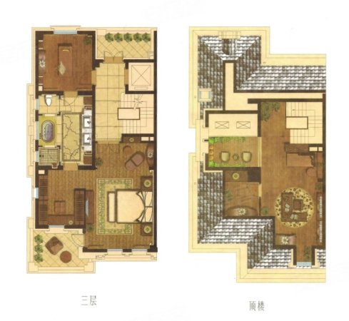 银亿领墅(别墅)5室4厅5卫490㎡南北4650万