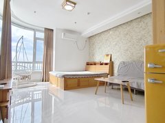 威海高区国际海水浴场押一付一！火炬八街！山大！民用水电！电梯精装地暖可做饭出租房源真实图片