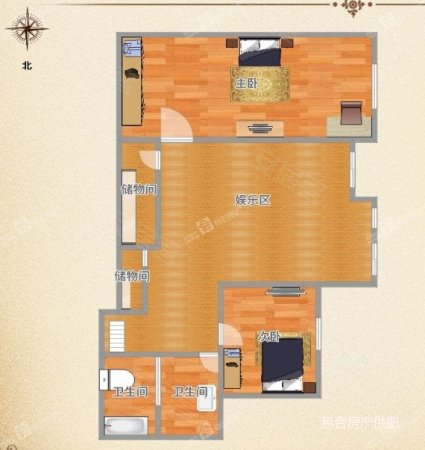 香水城南区(别墅)5室3厅3卫345.96㎡南北870万