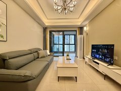 海口美兰海甸全新家具 艏次出租 美丽沙天璟精装1房2厅 拎包入住出租房源真实图片