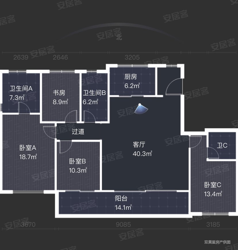 178平 4室2厅3卫,滨河鸣翠府二手房,760万,4室2厅,3卫,178平米-宁波