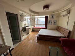 温馨一室开间公寓 有空调电梯刷卡 紧邻红旗街万达 省中医院
