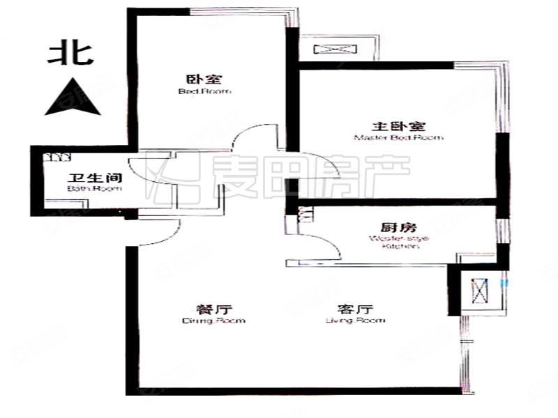 凤凰城(一期二期四期)2室2厅1卫109㎡东北965万