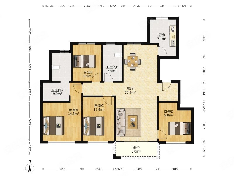 融创洋房,现房,价格好谈,随时看房