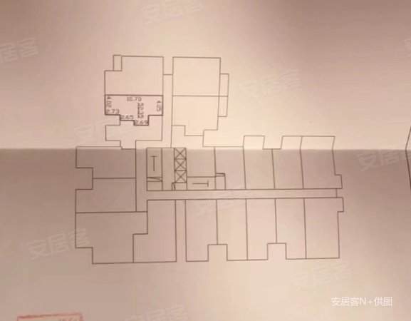 秦晋青年家园1室1厅1卫63.86㎡南95万