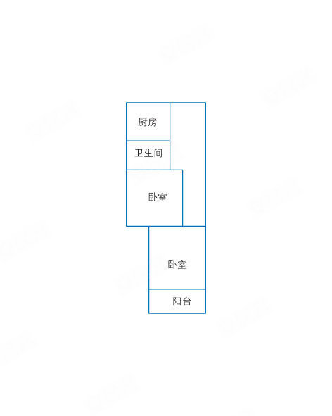 润和园2室2厅1卫56.03㎡南42万