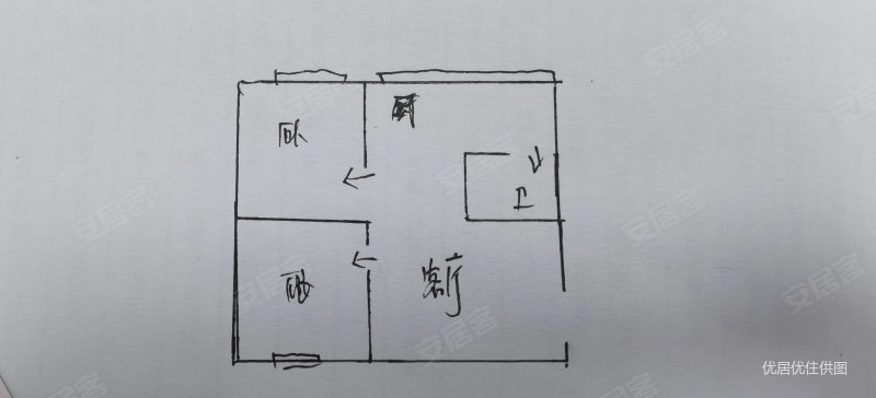 南岳路15号小区2室1厅1卫52㎡南北53万