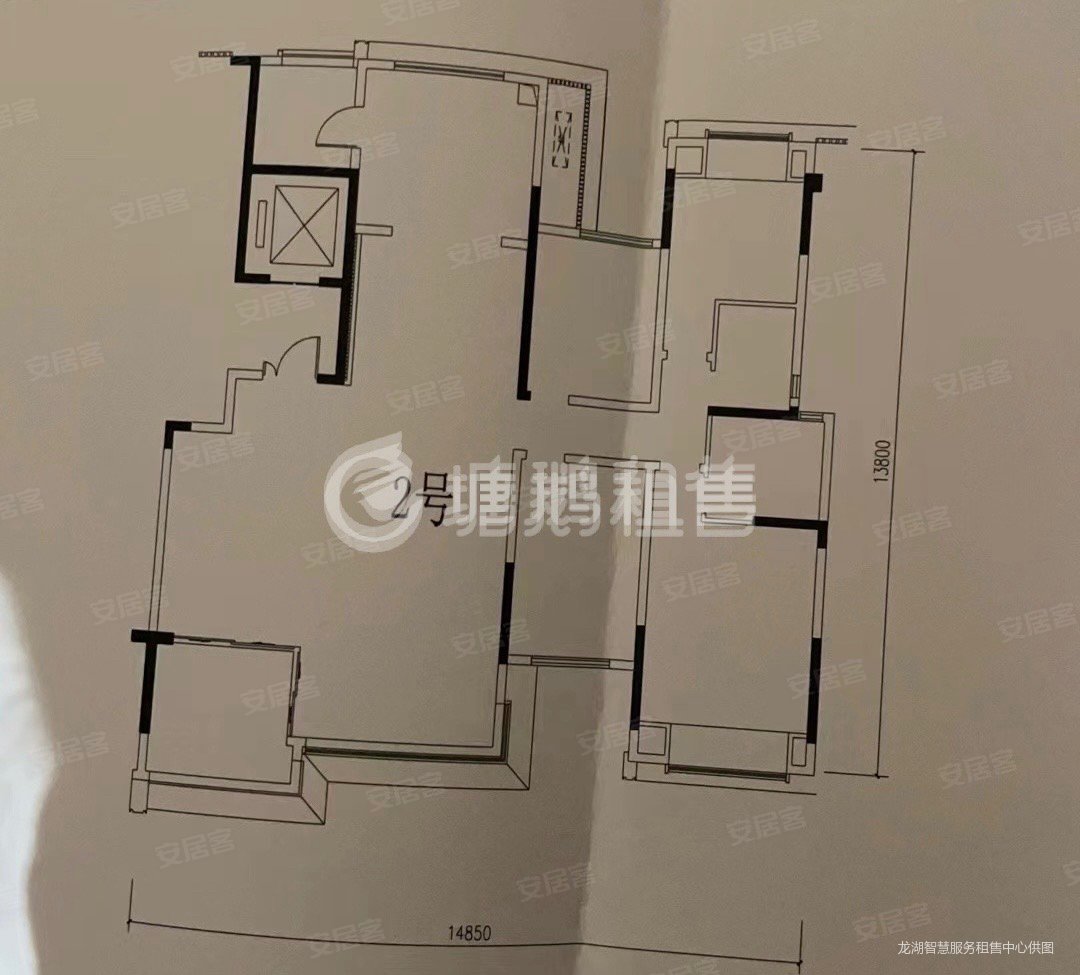 龙湖尘林间 大户型 现在小户型的价格卖,龙湖尘林间二手房,385万,4室2
