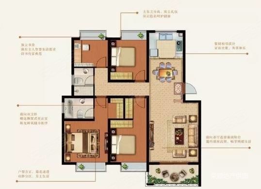 荣昌府4室2厅2卫161㎡南北59.8万