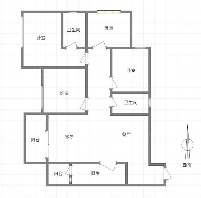 协信天骄星城4室2厅2卫116.7㎡东85.5万