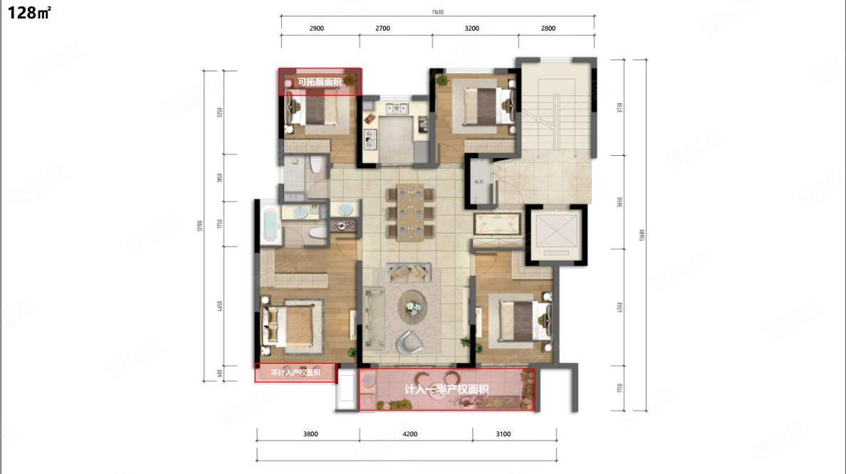 锦尚府正规商品房双卫格局出行方便近医院近地铁
