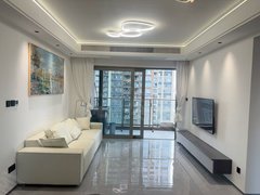 深圳宝安宝安中心区大仟里商圈!前城滨海花园高层通透方正精装大四房!随时可看房!出租房源真实图片