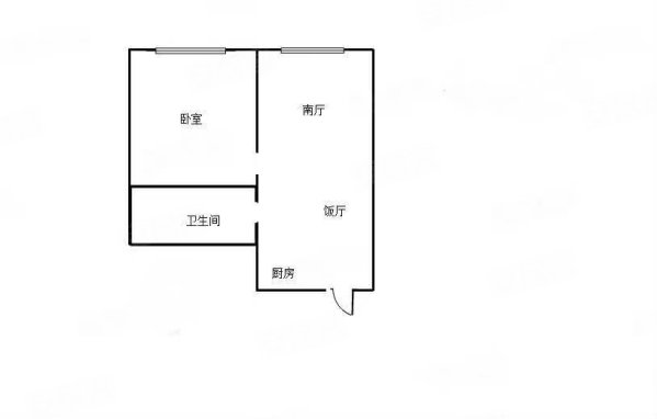 欣歆苑1室1厅1卫33㎡南16万