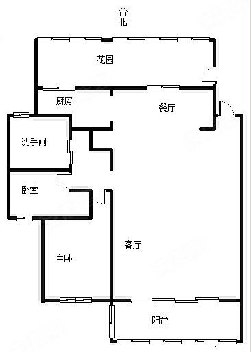 灯塔家园(二期)3室2厅2卫138㎡南120万