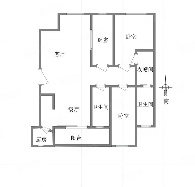 金辉城江城里3室2厅2卫138.47㎡东南279万