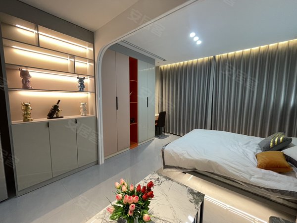 金华东阳东阳江北湖田小区湖田 西范 山口  附近 押一付一豪华装修 智能投影房带电梯出租房源真实图片