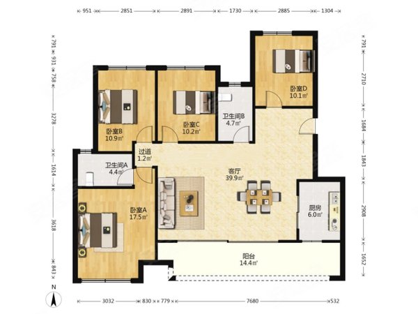 重庆沙坪坝大学城龙湖香港置地学樘府(二期)(u城天街