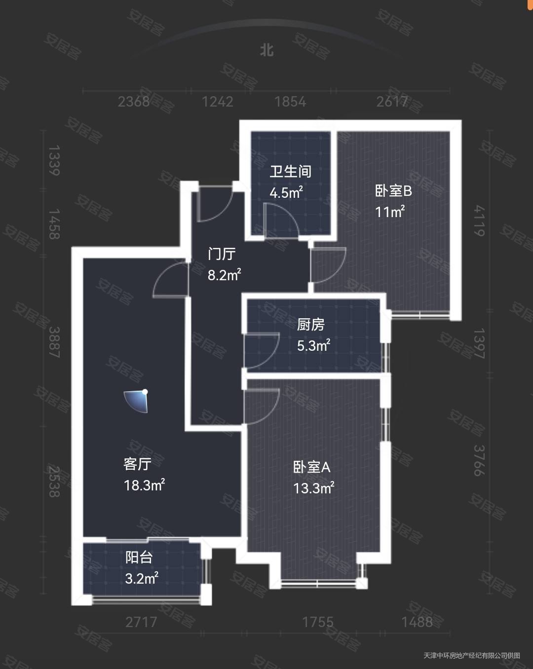 王顶堤故里堤翠家园2室1厅9021平米满五
