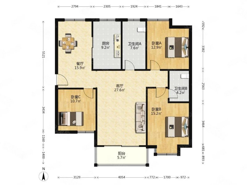 急售  滨湖花园飞机户型南北通透 看房有钥匙