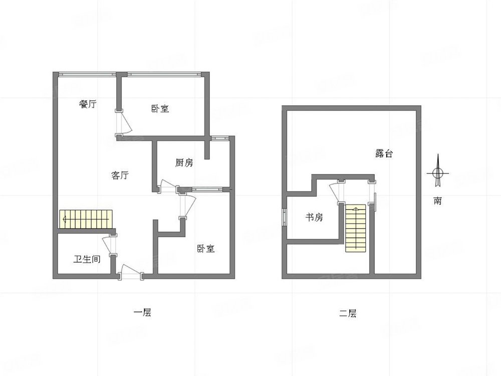 人和轻轨站旁边 电梯跃层带空中花园 4房2卫带露台