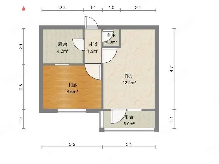 急售一室一厅民航小区小户型可按揭