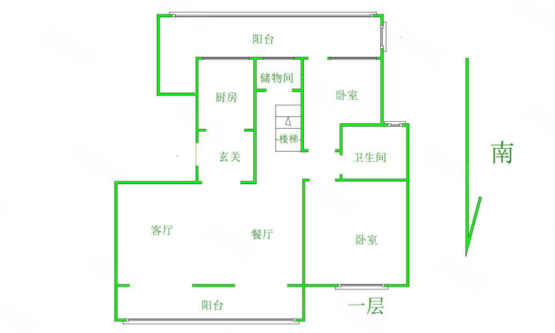 保利林语溪3室2厅2卫148㎡南北162万