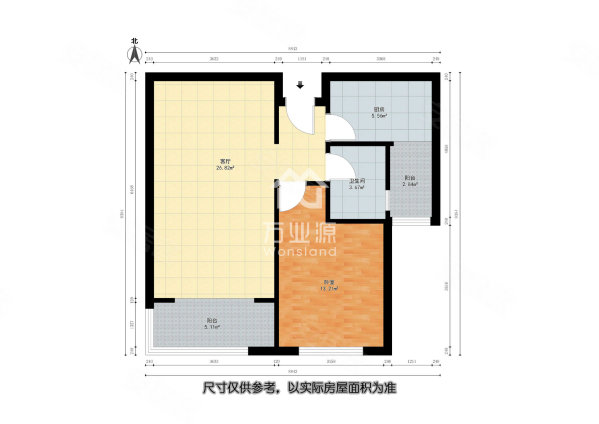 贻成豪庭1室1厅1卫79.38㎡南95万