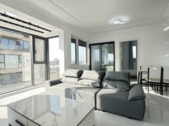 嘉兴海宁斜桥镇庆云街小学旁，澜悦公馆精装3房，客厅卧室大落地窗，免费停车出租房源真实图片