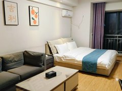银川金凤正源北街可短租月付！悦海新天地45平米精装公寓，拎包入住，随时看房出租房源真实图片