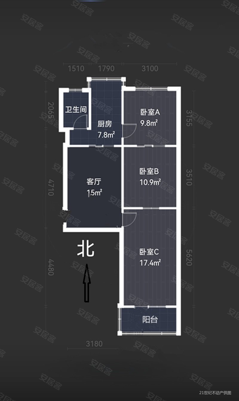 新增北焦电大街二楼三室,实际大赠小房,下楼 ,28