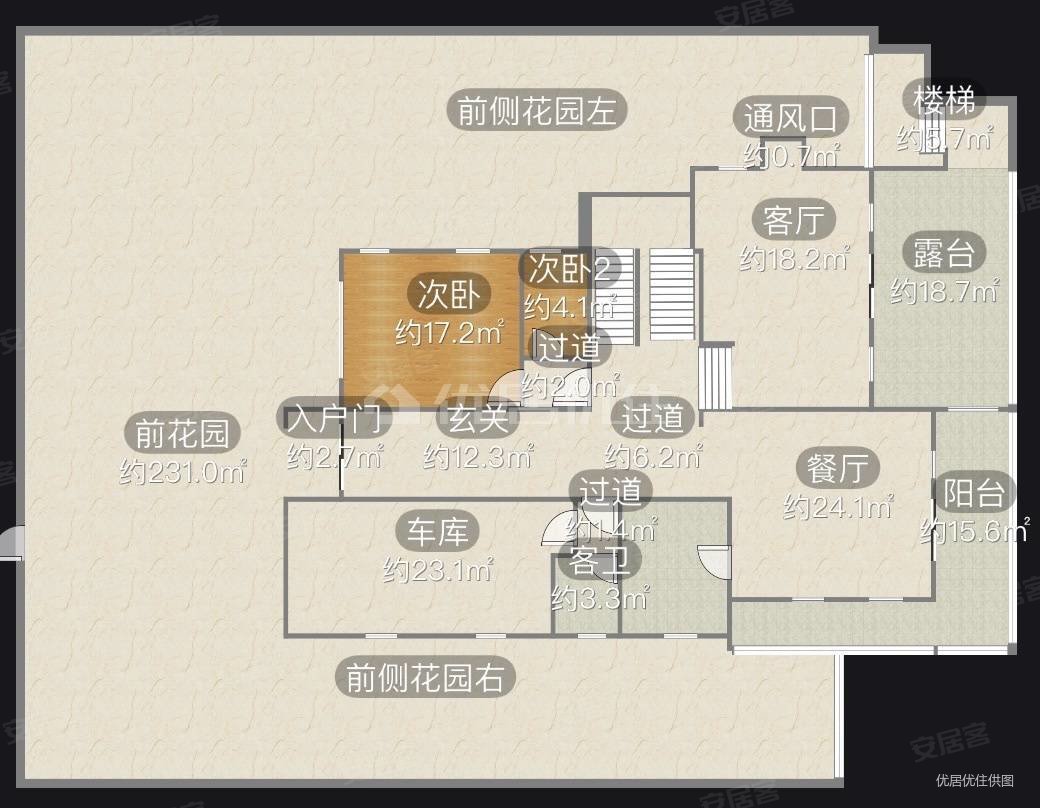 乐湾国际湖语御景(别墅)5室2厅2卫524.54㎡南北820万