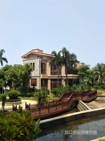 海口西海岸cbd西海瑞园独栋别墅 占地600平米环绕花园