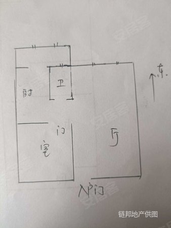 邻圃道街坊1室1厅1卫45㎡东西46万