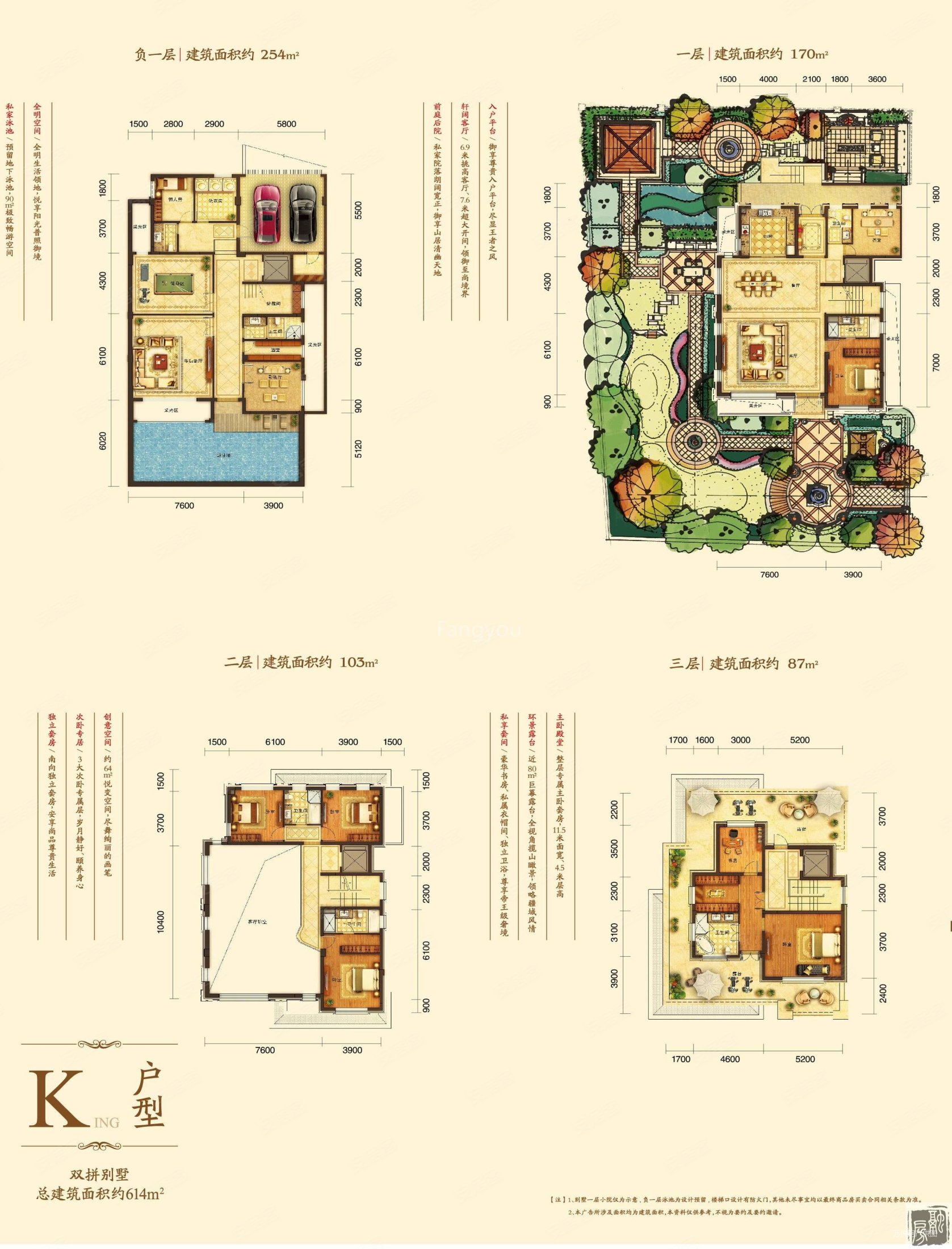 类独栋豪装别墅!
