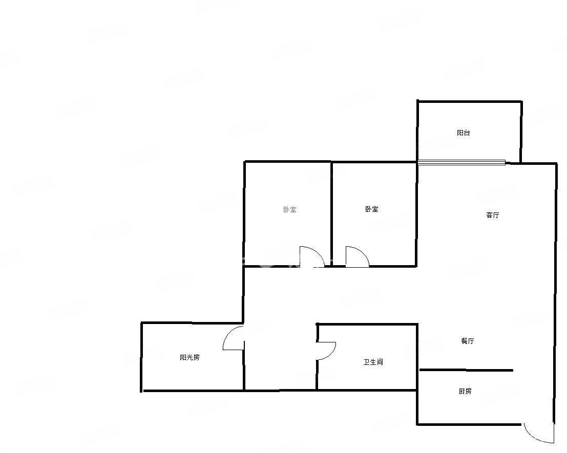 建发玺院(一期二期)3室2厅1卫75.37㎡东64万