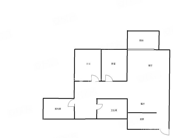 建发玺院(一期二期)3室2厅1卫75.37㎡东64万