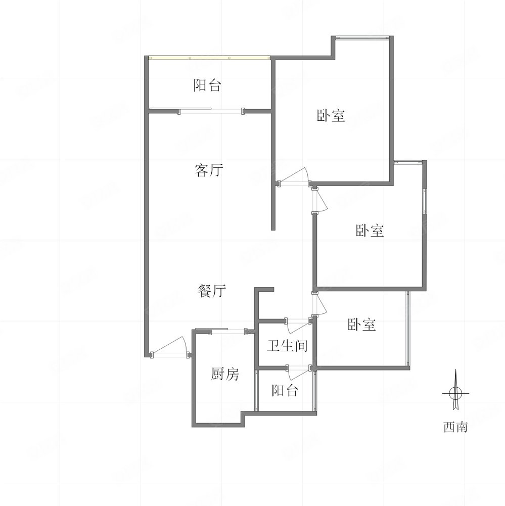 重庆国奥村三期户型图图片