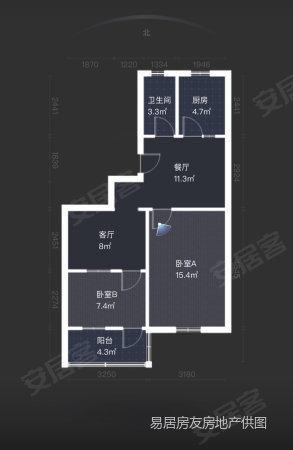 梅亭苑(东区)4室1厅2卫111.94㎡北170万