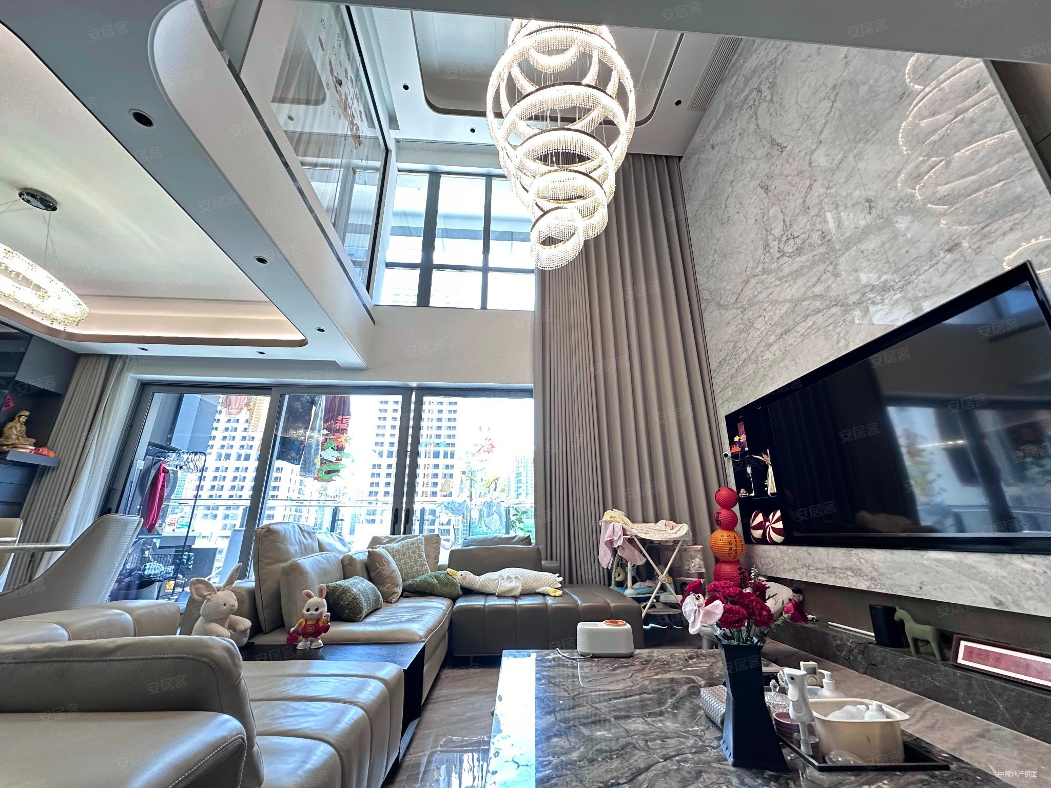 中空大复式丨云玺253平5房丨豪华装修丨降价1000个