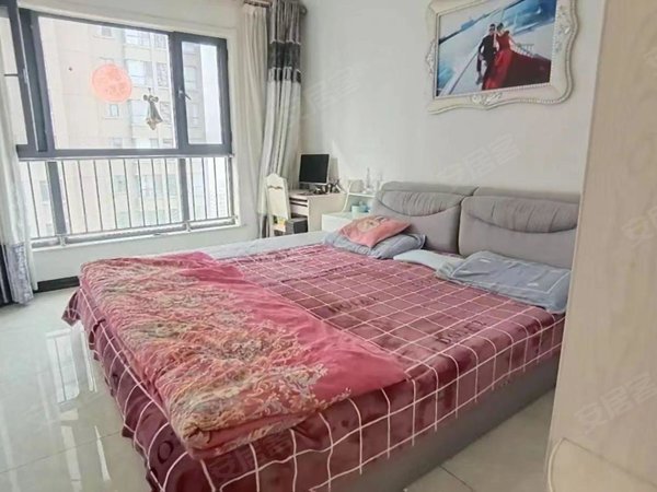 临沂罗庄金七路滨江中央华府(罗庄)滨江中央华府 精装三室家具家电齐全 好楼层1300出租房源真实图片