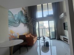 江门蓬江北新滨河四季复式公寓装修新净中高层无遮挡出租房源真实图片