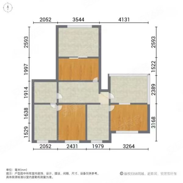 西郊半岛名苑5室3厅3卫292.24㎡南北760万