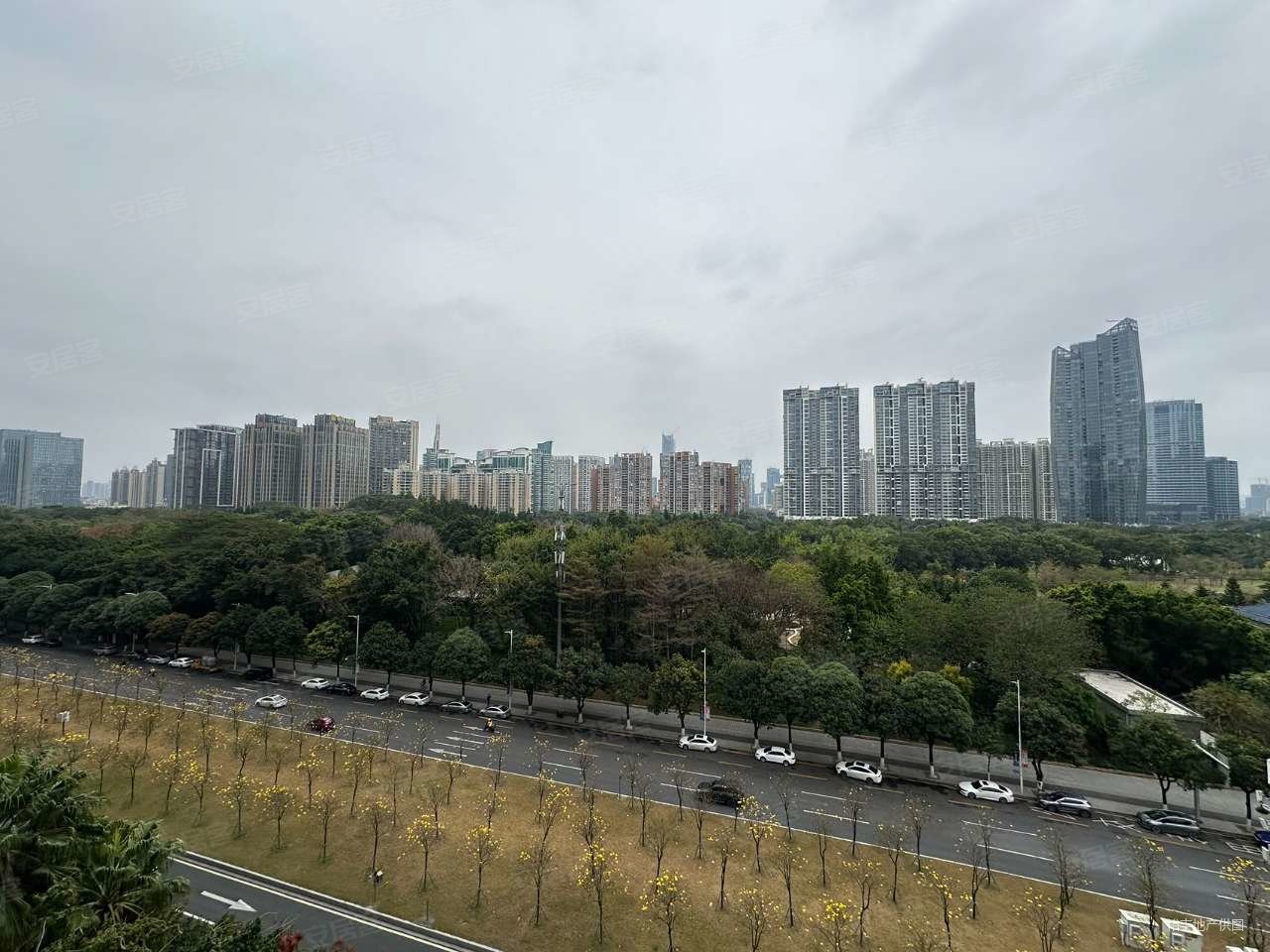 誉峰园东南向望珠江公园大4房视野极好品质小区