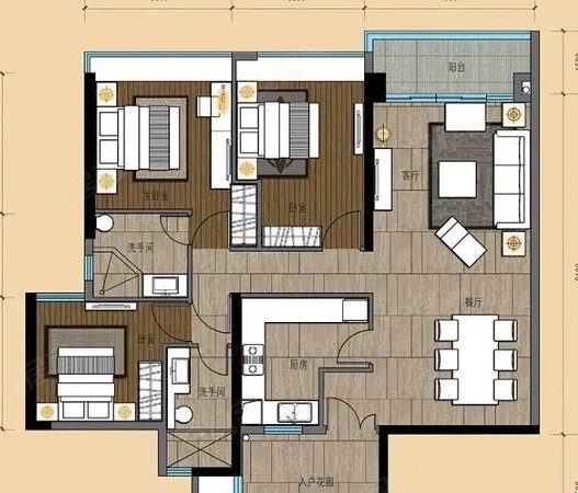 廣州天河珠江新城中天匯廣場天鑾天鑾 五房複式戶型 辦公住家做會所