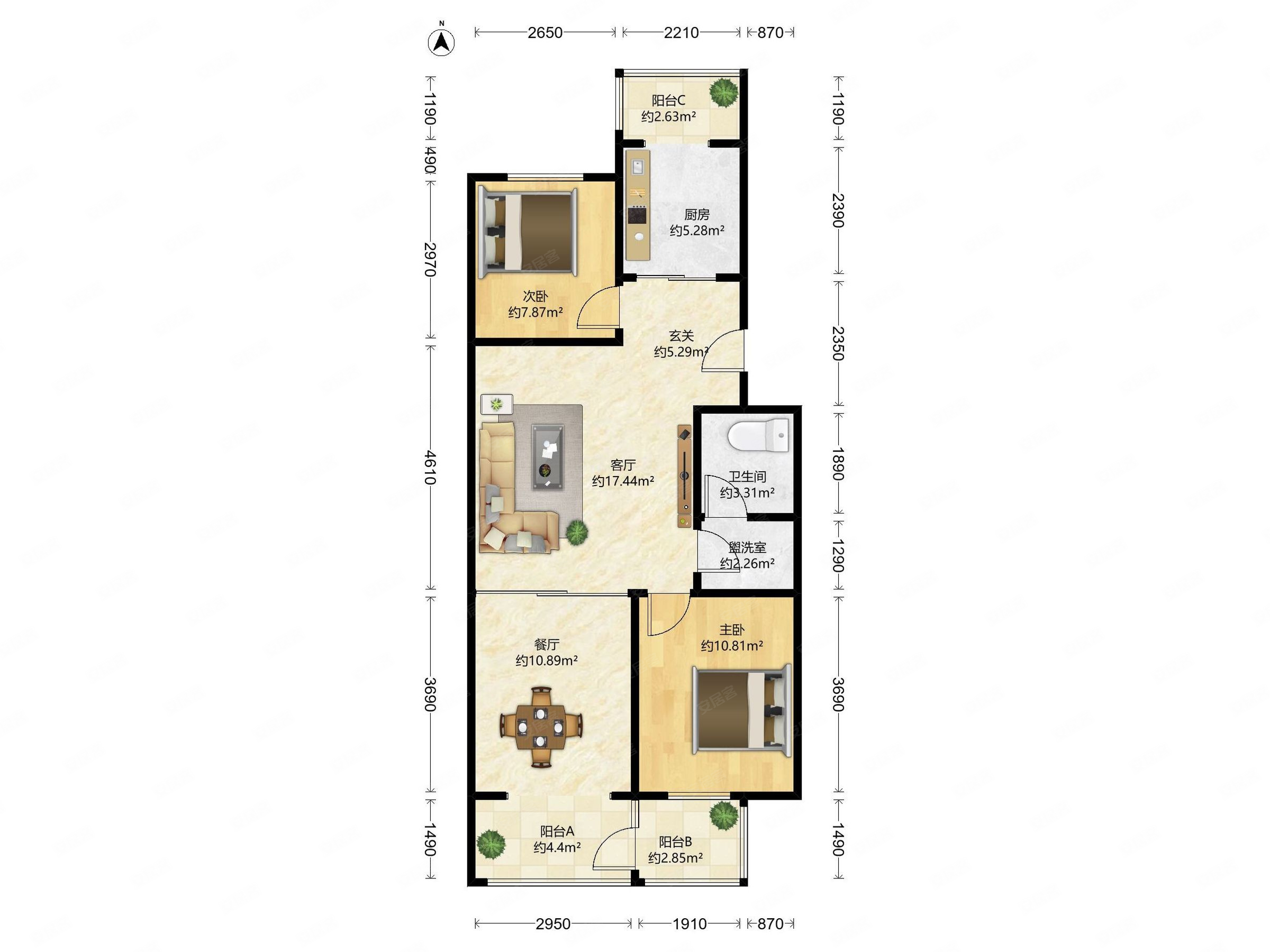 北京房产网>北京二手房>顺义二手房>胜利二手房>龙府花园>