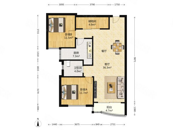 【多图】上海康城,莘庄南广场租房,温暖阳光小屋!家具家电全配!