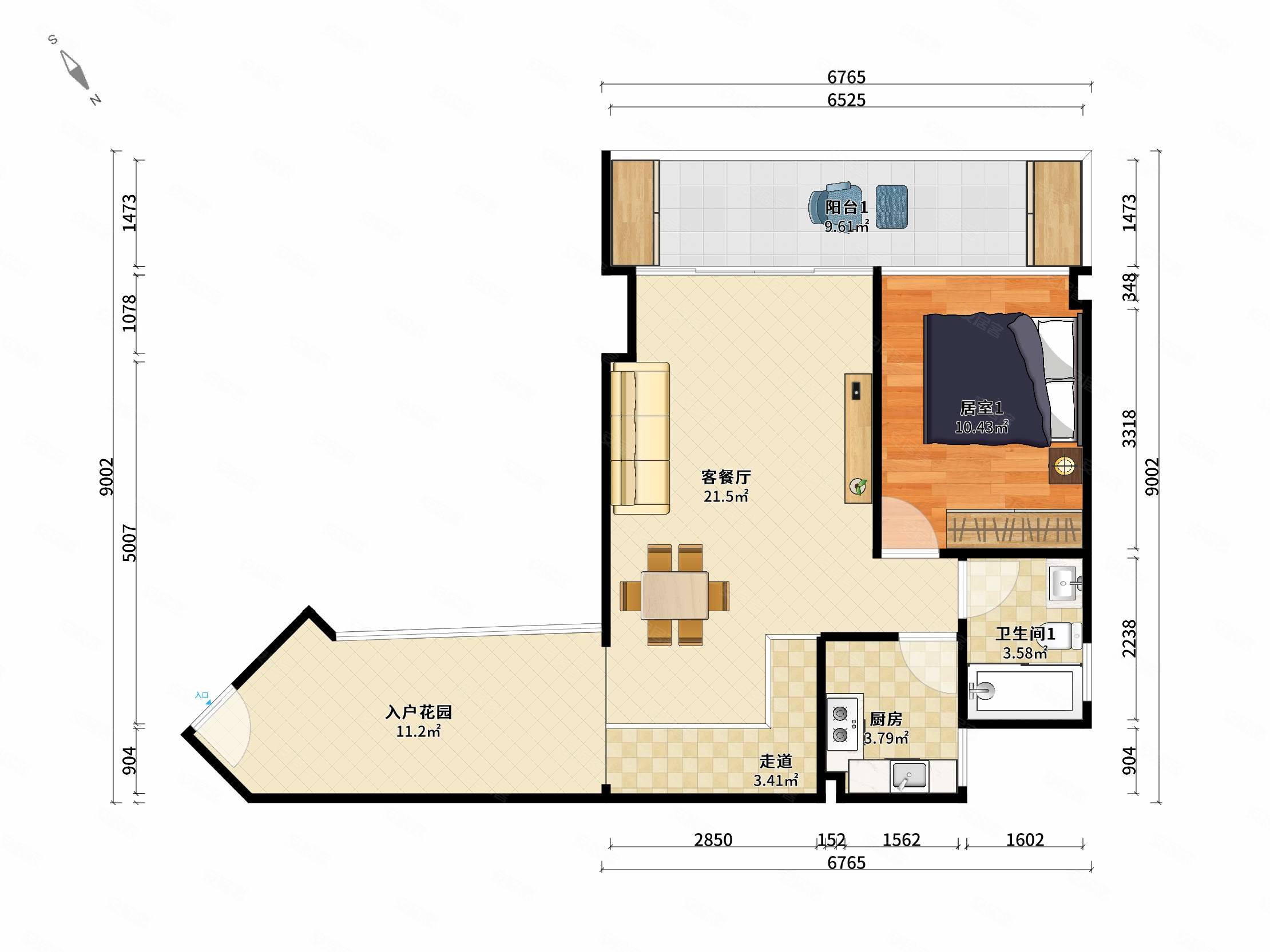 太古城北区通透宜居户型业主诚心出售