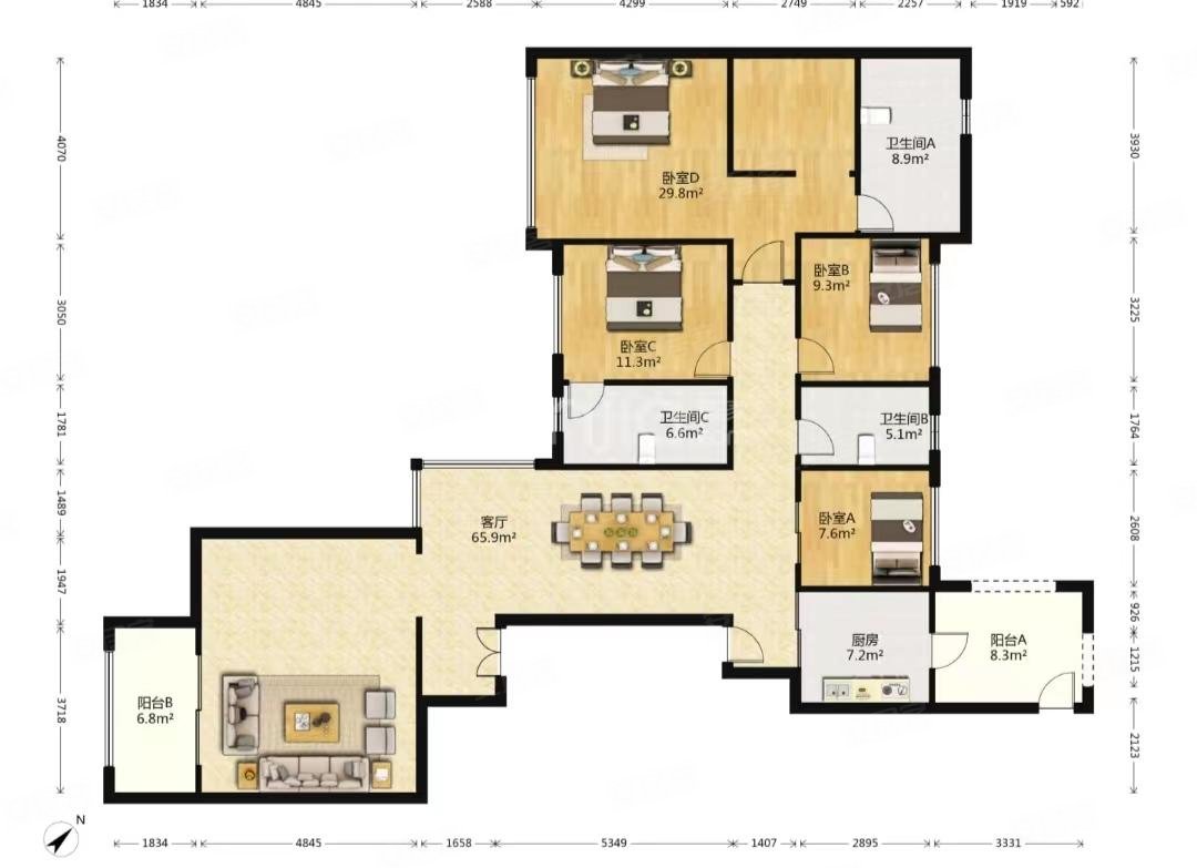 华润金悦湾 近地铁 带电梯 精装好房 交通便利 购物方便