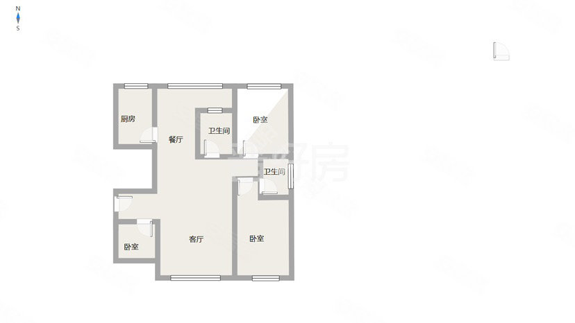 鸣瑞园(新市东街)3室2厅2卫143㎡南北148.9万