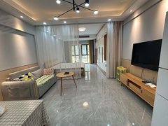 信阳浉河和美广场天润旁万家灯火精装公寓 可短租 领包入住出租房源真实图片